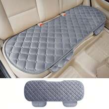 1 件汽车后座套植绒垫，防滑，保暖，冬季汽车保护垫，保暖，通用，适用于卡车、SUV、货车、汽车内饰、汽车配件 - 均碼 - 查看 17