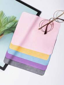 قطعة تنظيف نظارات من الشامواه، قطعة قماش لعناية المجوهرات، قطعة قماش تنظيف النظارات وعدسات مضادة للضباب، قطعة مسح، قطعة تنظيف منزلية، قطعة إزالة البقع، قطعة غسيل الأطباق، منشفة مسح النوافذ، بدون آثار، قماش متعدد الاستخدامات، قطع قماش تنظيف من الألياف الدقيقة الناعمة، ألوان متنوعة - مثالية لنظارات الطبية