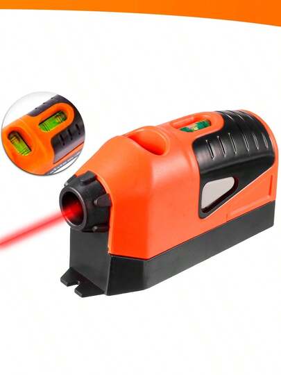 Nível A Laser Profissional Com Prumo 2 Bolhas Vertical 10M