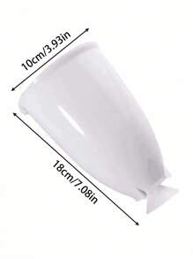 1入組白色甜甜圈製造器,pp材質,diy烘焙工具&牛奶榨汁器,廚房烘焙用品 - 白色 - 查看 5