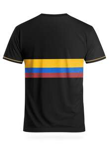 Customized Men's White Striped Football Jersey & Personalized With Name & Number & Comfortable Round Neck Sports Sweatshirt & Suitable For Football Training, Casual Wear & Gift,Stylish,Fashion,Hipster,Casual,Minimal Chic,Personalized,Customized,Custom,Unique,Guy Costumes,Capsule Wardrobe,Men Basic/Street Style,Ideal Gifts For Him,Boyfriend,Family,Friends,For Birthdays,For Vacation/ Holiday,For School/Competition,For Sports/Climbing,Stylish,Fashion,Hipster,Casual,Minimal Chic,Personalized,Customized,Custom,Unique,Guy Costumes,Capsule Wardrobe,Men Basic/Street Style,Ideal Gifts For Him,Boyfriend,Family,Friends,For Birthdays,For Vacation/Holiday,For School/Competition,For Sports/Climbing,Stylish,Fashion,Hipster,Casual,Minimal Chic,Personalized,Customized,Custom,Unique,Guy Costumes,Capsule Wardrobe,Men Basic/Street Style,Ideal Gifts For Him,Boyfriend,Family,Friends,For Birthdays,For Vacation/Holiday,For School/Competition,For Sports/Climbing,Men Sports & Entertainment Wear - Black - View 4