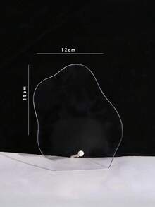 日式美甲展示板，甲片架，亚克力美甲样品展示架，花卉、圆形、云朵图案，适用于指甲油、凝胶指甲油色卡展示，美甲沙龙展示工具 - 彩色 - 查看 16