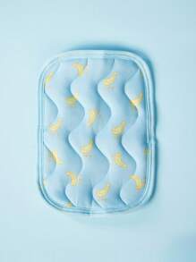 PETSIN 1 pieza Esterilla refrescante cuadrada con patrón de frutas, con parte inferior antideslizante, adecuada para mascotas pequeñas en todas las estaciones