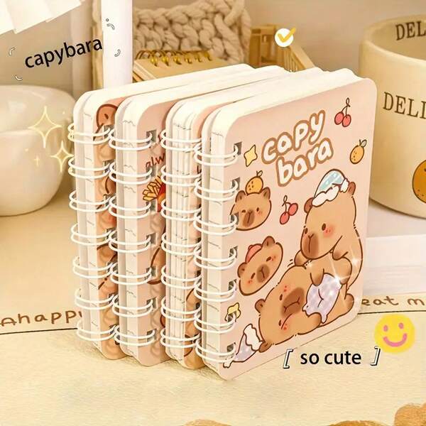 4/8 Stücke süßes Delfin Spiralheft, Tier-Themen Mini-Tagebuch, geeignet für Notizen und Meetings, Taschennotizblock, Schul- und Bürobedarf, geeignet für Büro- und Schulbedarf | Lustiges Design | leichter Stift, Party-Schreibwaren, Schulanfang Saison, Schulanfang Bedarf, Schulanfang Saison, Festivalgeschenke, Geburtstagsgeschenke, Klassenzimmer-Belohnungen, Party-Geschenke [Farbe und Stil zufällig]