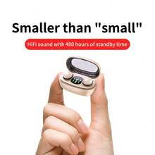 时尚黑色无线耳机，带数字显示、舒适的耳罩式设计、高品质语音通话 - 彩色 - 查看 17