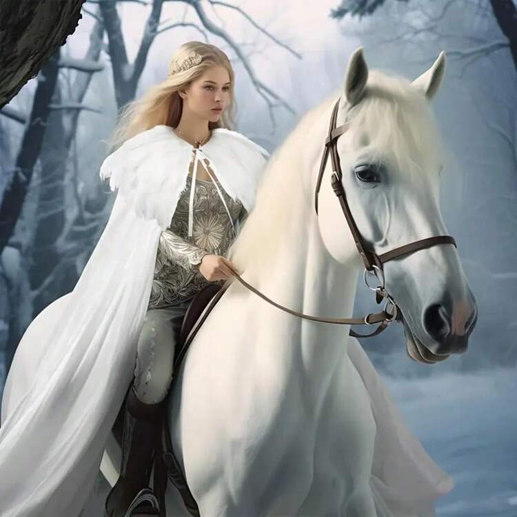 2pcs/Set Extra Long Viking Vintage Wizard Cloak & Feather Cape, Halloween, Carnival, Stage Performance Costume Green Cape - Multicolor - View 9