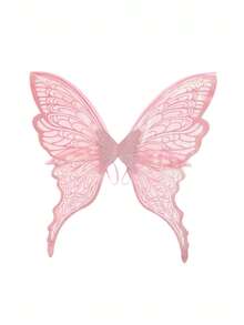 1pc/4pcs Adult Set Festival Fairy Butterfly Wings,Halloween Party Performance Props,Shiny Angel Wings For Wedding,Carnival Accessories,Elf Garland,Ear - Multicolor - View 5