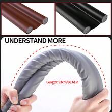 1pc 96cm/37.79in Bendable Non Stick Door Bottom Sealing Strip, Adjustable And Washable Door Bottom Seal,Windproof Bottom Sealing Strip, Soundproof Door Bottom Cleaning, Providing Effective Sound Insulation And Windproof Collision Protection - Multicolor - View 10