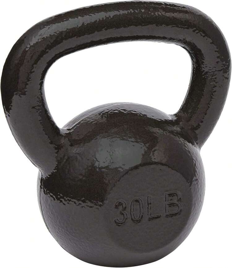 Basics Cast Iron Kettlebell - 30磅 - 查看 12