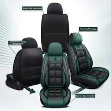 Winter Plush Car Seat Cushion With Backrest – Universal Front Seat Cover In Red