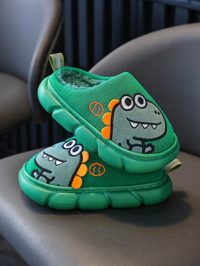 New Autumn/Winter Cartoon Cute Children House Slippers, Indoor Daily Slippers For Boys And Girls, Toddler/Kids Sizes