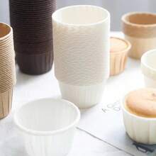 50pcs Paper Baking Cups, Oven & Microwave Safe Cupcake Liners