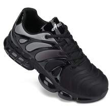 OZLOOK Steel Toe Shoes For Women Indestructible Work Shoes Lightweight Steel Toe Sneakers Women Non Slip Safety Shoes Puncture Proof Composite Toe Shoes Women - Xám - Xem 3