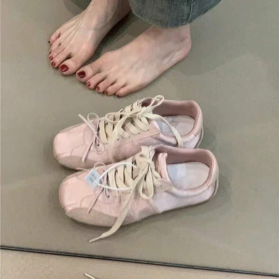 Damskor i tyg - Rosa - Visa 1