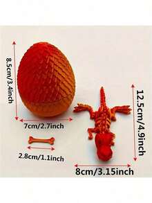 1 件 3D 打印霸王龙恐龙蛋全关节可动动物模型玩具、恐龙玩具、家居装饰品、生日礼物、复活节礼物、礼物、玩具 - 彩色 - 查看 4