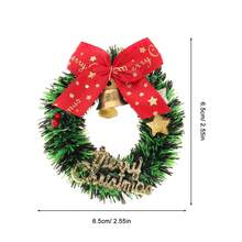 Mini Christmas Garland, Small Christmas Garland, 6 Cm Christmas Tree Hanging Decorations, Suitable For Christmas Decoration, Christmas Tree Decoration Home Decor Christmas Decorations Room Decor