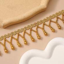 2码 4.5厘米 金黑色珠流苏 拉丁舞表演服装窗帘流苏吊坠 DIY工艺用品缝纫流苏 流苏缝纫流苏 流苏 流苏缝纫配件 流苏饰边 流苏装饰 高级定制珠饰流苏 舞蹈服装流苏 - 多色 - 查看 7