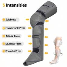 Foot And Leg Massager Air Compression Leg Massager For Circulation With 5 Massage Intensity 3 Modes And Handheld Controller Leg Wraps Massage Boots For Elderly Holiday Gift