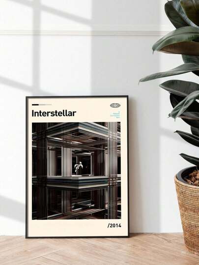 1 pieza Póster de película, Arte de pared de portada de película, Decoración de pared cósmica de nebulosa, Impresión minimalista moderna, Pintura en lienzo espacial, Adecuado para decoración del hogar