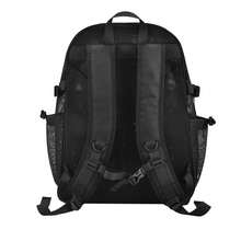 Mesh Backpack 36L Large Heavy Duty Casual Daypack For School And Outdoor Activities With Inner Laptop Compartment, Durable Polyester Material - Black PVC-34L - View 4