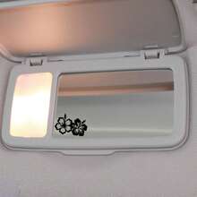 Pegatinas de flores de hibisco para el espejo retrovisor del coche, pequeñas flores de hibisco, flores, calcomanías para espejos de coche, mini calcomanías, calcomanías pequeñas, vinilo para interiores/exteriores, múltiples colores, accesorios de decoración para el coche - Unitalla - Ver 5