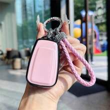 1 件 TPU 材质汽车钥匙扣套，3 键专用汽车钥匙包，适用于凯美瑞、阿瓦隆、普锐斯、GT86 车型 2018-2022 - 拼色系列 - 查看 5
