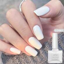 Mtssii Bộ 2 lọ sơn móng tay gốc nước màu đen trắng 15ml - Khô nhanh, không cồn, không mùi, có các lựa chọn màu tím, đỏ và be dành cho nữ, món quà hoàn hảo cho người yêu thích làm móng, dụng cụ làm móng nghệ thuật, màu sơn móng tay sống động, bộ sơn móng tay. - Nhiều màu - Xem 6