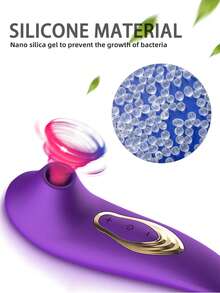 Clitoral Suction Vibrator, Sexy Vaginal Suction Vibrator, Clitoral Stimulator, Sex Toy, Purple Clitoral Suction Vibrator, Female Oral Sex, Sexual Health, Adult Female Masturbator, Sex Toy, 10 Frequency Clitoral Suction Vibrator, Adult Toy, Sex Toy Store, Female Vibrator, Rechargeable Female Sex Toy - Purple - View 9