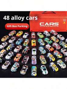 2025 新品上市 - 5/10/24/48 件合金玩具车 - 回力玩具车 - 儿童玩具车套装 - 带轨道 - 带停车场 - 全金属汽车模型 - 可驾驶 - 玩具赛车 - 儿童玩具车系列 - 儿童玩具 - 高级礼品盒 - 针线活玩具、旅行玩具、教室减压玩具、迷你玩具、沐浴玩具、圣诞文具、减压球 - 生日礼物 - 圣诞礼物 - 完美礼物 - 礼物 - 玩具 - 彩色 - 查看 8