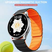 20mm 22mm Magnetic Strap Compatible With Huawei Watch GT5 GT4 5Pro 3 46mm Silicone Band Compatible With Samsung Galaxy 7 6 5 4 40mm 44mm Sport Bracelet