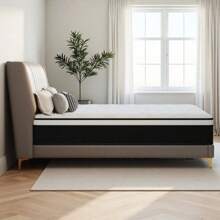LoyRoad 12/14 Inch Memory Foam Queen Mattress, Twinxl, Full, Queen, King Mattress, Built-In Independent Pocket Spring, Provides Edge Support, Medium Hardness, Does Not Contain Fiberglass, No Odor, Strong Breathability, Anti-Fall And Wear-Resistant