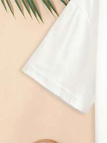 Its Giving Wifey T-Shirt - Bride To Be Shirt, Newlywed Tee, Custom Engagement Gift, Honeymoon Outfit, Wedding Day TShirt, Wifey Vibes, Bride,100% Cotton Oversized Short Sleeve Classic Heavy Cotton T Shirt Printed Graphic Tee Women's Casual Short-Sleeved Top - trắng - Xem 4