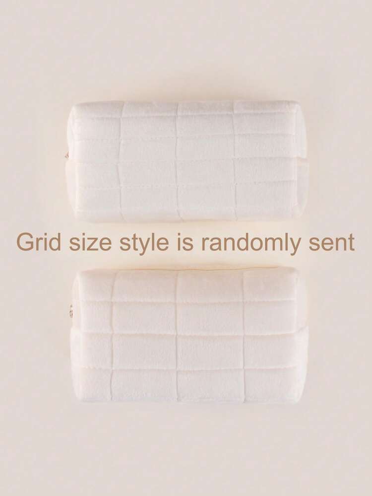 1/2/4 piezas Bolsa cosmética portátil con cremallera, Soporte para brochas de maquillaje, Neceser de viaje, Disponible en múltiples colores y estilos, Bolsa de maquillaje multifuncional de gran capacidad. Adecuado para uso escolar y de oficina, minimalista y lindo. Gran regalo para el regreso a clases, el Día de San Valentín, el cumpleaños, el Año Nuevo Chino y otras festividades, también un regalo de estudio perfecto para amigos. - Multicolor - Añade 10