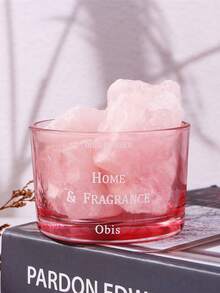 حجر بلوري معطر، حجر موزع العطر، ديكور عطري، عطر بدون لهب، عطر للحمام