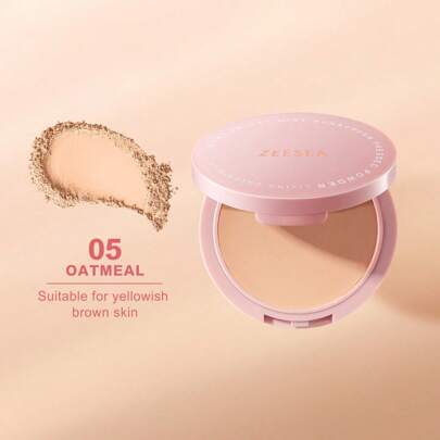 Zeesea POLVO MATIFICANTE PARA PROTECCIÓN SOLAR SEDOSO: Maquillaje = Protección Solar FPS 25 PA++++