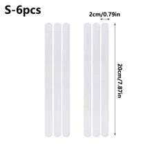 12/6pcs Anti Slip Shower Stickers Non-Slip Bathtub Strips Adhesive Decals Shower Strips Treads For Bath Tub, Shower Floor, Stairs, Ladders