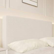 1 pieza, Protector de cabecera de cama de terciopelo jacquard, elástico y a prueba de polvo. La tela es elástica y adecuada para altura de cabeceras de 60-70 cm, suave y amigable con la piel, accesorio para dormitorio