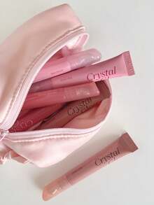 JOOCYEE CRYSTAL GLOSS Lip Gloss, Moisturizing, Easy To Apply, Suitable For Beginners - 655 SPRING APRICOT - View 9