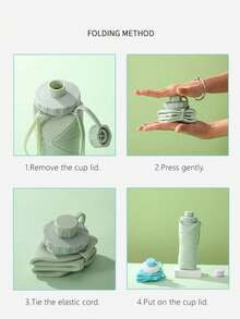 A 600ml Space-Saving Foldable Water Bottle, Made Of Durable Silicone And Leak-Proof, A Must-Have For Busy Lifestyles. Perfectly Suited For Both Commuting And Adventures. An Excellent Gift For Halloween, Father's Day, Mother's Day, Valentine's Day, Thanksgiving, Easter, Christmas, Birthdays And Festivals, Ideal For Gifting To Friends And Family. Also Fits Occasions Like Weddings, School Back-To-School Season And Graduation Ceremonies.