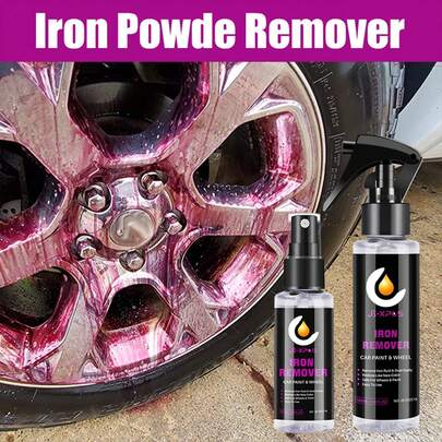 1pc JB-XPCS 18 Iron Powder Remover, Car Paint Surface White Car Rust Remover, Rust Stain Cleaner, Non-Damaging