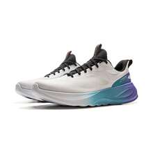 LI-NING 李宁男士 SOFT GO 2 V4 记忆海绵系带休闲鞋，经典休闲鞋，通勤时尚，AGLV091 - 白色 - 查看 5