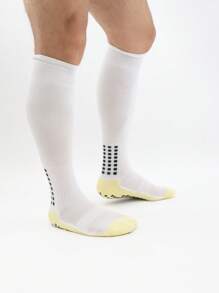 FLSHMCEN 1 双吸湿排汗防滑长款压缩袜，适合足球、篮球、曲棍球等。 - 彩色 - 查看 8