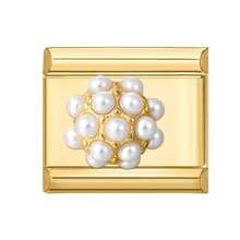 1pc Gold Series Modular DIY Bracelet, With Classic Animal Print, Flower, Starfish, Butterfly Elements, Rhinestone Design, Urban Casual Style, Essential For Christmas & Halloween, Autumn Tones, Local , Practical & Fashionable, Christmas Style, Charming Design, Stainless Steel Jewelry, Christmas Decor, Autumn Office Style, Party Outfit Guide, Christmas Gift, Christmas Home Decor, Elegant Black Design