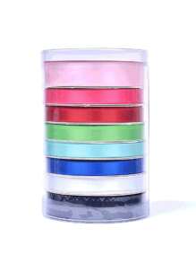 8 Unique Ribbons Natural Ribbon Tower 96 Feet Perfect For Gifts Dration Craft Projects Special Finishing Touch Unique Look - 多緞 - 查看 7