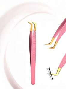 1 pièce Pince à épiler, applicateur de cils, recourbe-cils, accessoires de maquillage, pince à épiler pour cils, recourbe-cils pour extension de cils, outils pour cils, pince à épiler pour cils