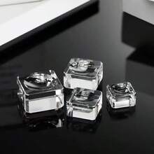 1 Stück Kristallkugel Glasständer, geometrischer Stil Tischdekoration, Raum- und Heimdekoration