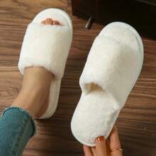 1 Pair Of Slippers For Women For Autumn And Winter, Leopard Print Design, Open-Toe Slippers, House Slippers Women, Disposable Slippers For Guests, Bedroom Accessories, Suitable For Men And Women. Suitable For Interior, Bedroom, Living Room Wear, Travel Essentials