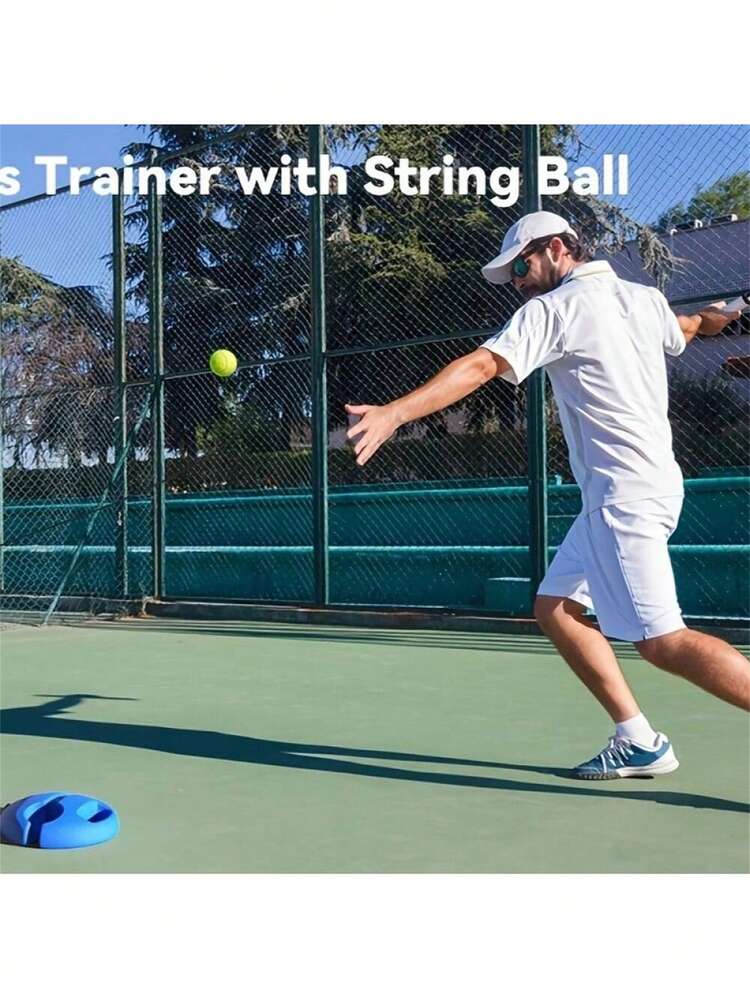 1pc Professional Tennis Rebound Training System-Suitable For Both Male And Female Adults-Pe Materials-Ideal For Self Practice And Beginner Training-Suitable Beginners,Professional Players,Home Gyms,Schools,Tennis Clubs(Random Delivery Of Styles) - Multicolor - View 3