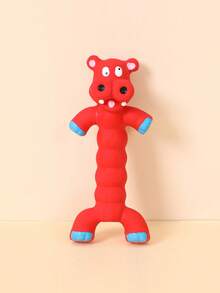 耐用乳胶发声狗狗磨牙玩具 - 适合幼犬和成犬，趣味动物造型（恐龙、狮子、老虎），中小型犬自娱自乐宠物用品，互动玩具 | 色彩鲜艳的宠物玩具 | 耐用磨牙玩具，狗狗玩具，无需电池 - 彩色 - 查看 17