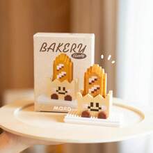 1 套面包头瑞士卷巴斯克积木拼图装饰，儿童节、生日、圣诞节、万圣节礼物，完美礼物 - 彩色 - 查看 13